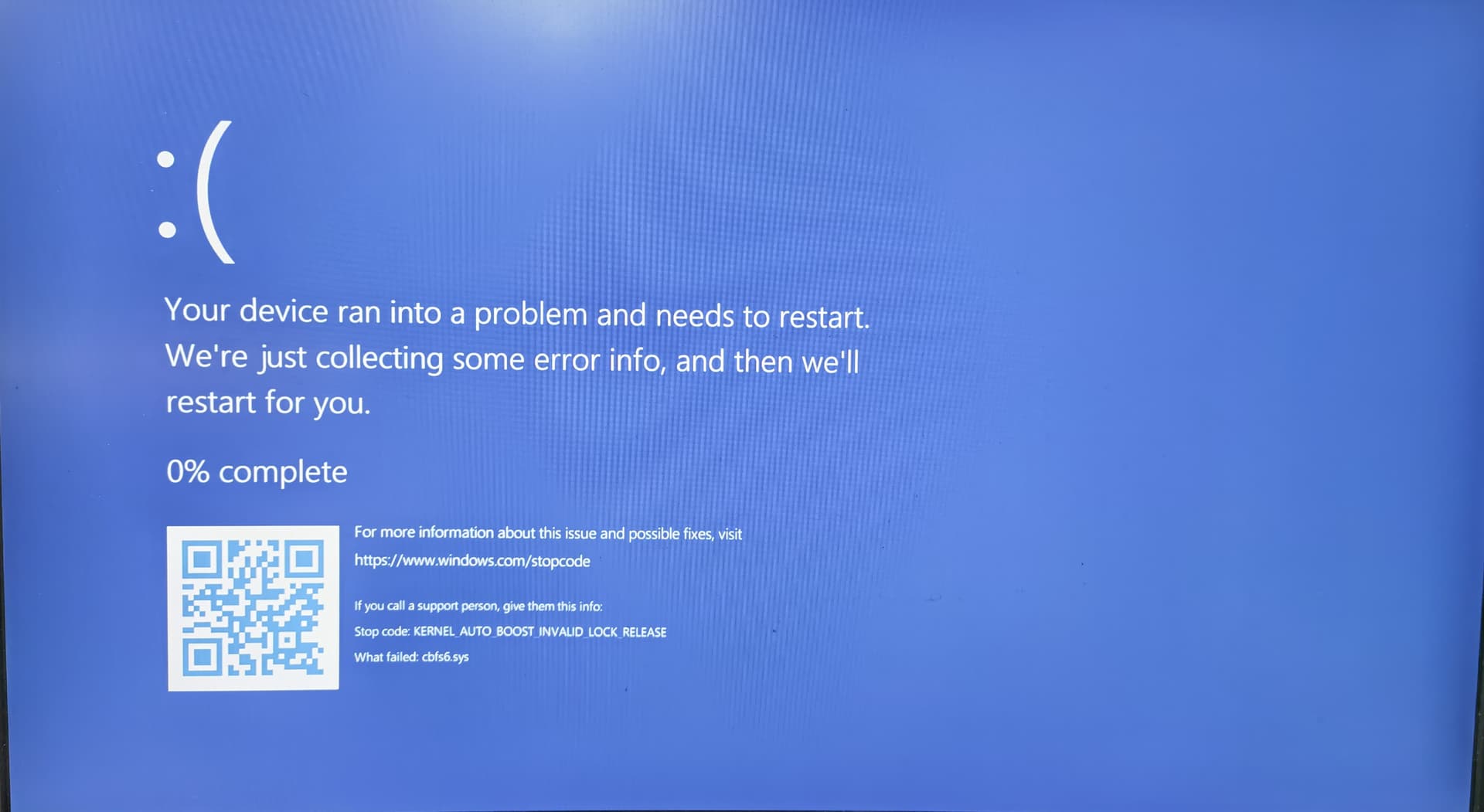 [CRITICAL BUG REPORT] Windows Blue Screen Error And Forced Restart ...